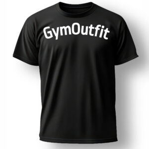 GymOutfit—tričko-čierne